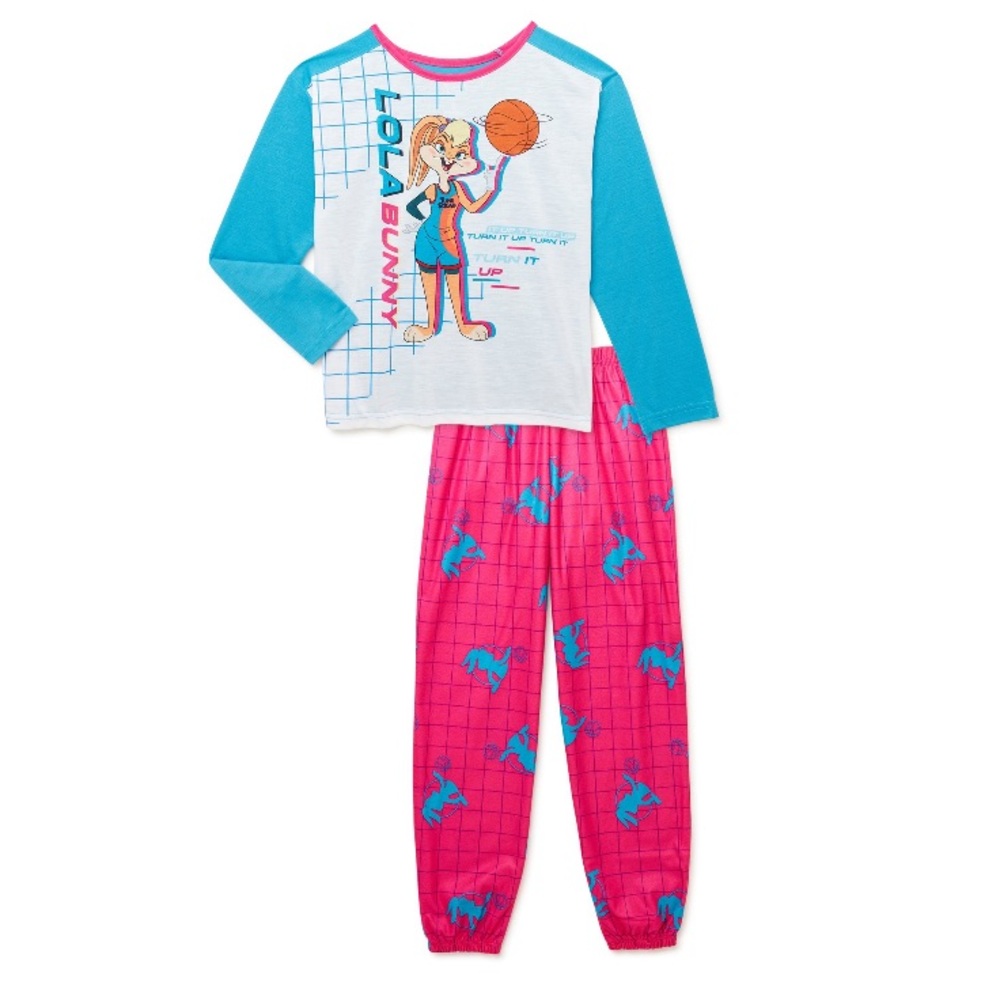 NWT Space Jam Lola 2 piece pajama set